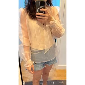 Bohemian Silk flowy blouse